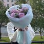 Букет из 5 пионов и оксипеталума Букет из 5 пионов и оксипеталума